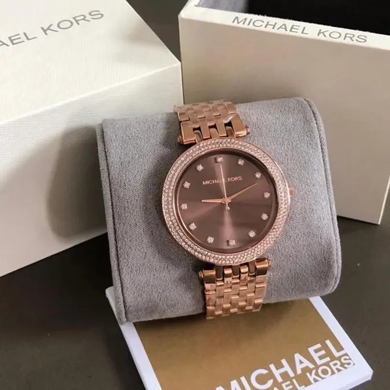 Michael Kors Darci Rose Gold-tone Casual Ladies Watch- MK3217